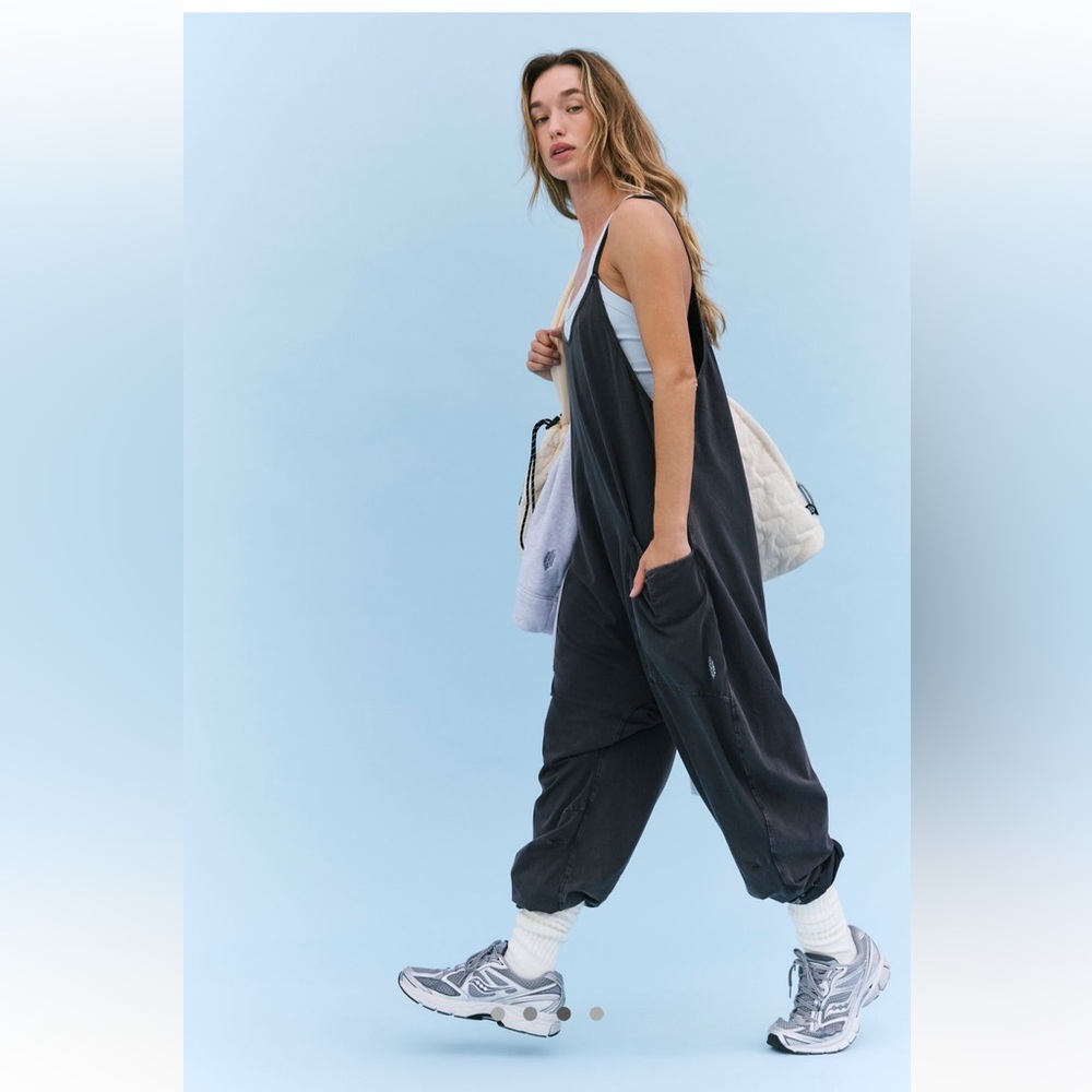 FP Movement by Free People Black Oversized Harem Jumpsuit - Picture 3 of 12
